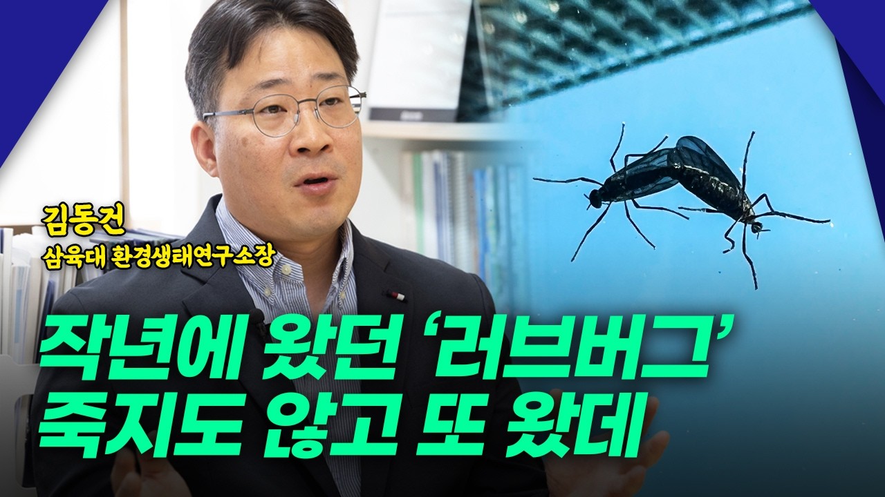 작년에 왔던 ‘러브버그’ 죽지도 않고 또 온 이유를 전문가에게 물었다ㅣ김동건 삼육대 환경생태연구소장