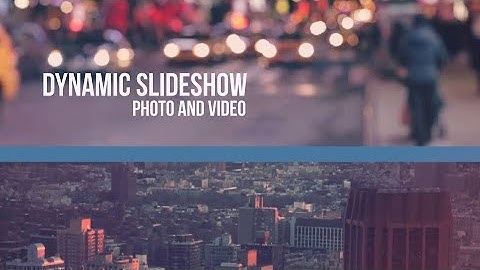 Dynamic Opening Slideshow Template Sony Vegas Pro 12 ..18 And Above