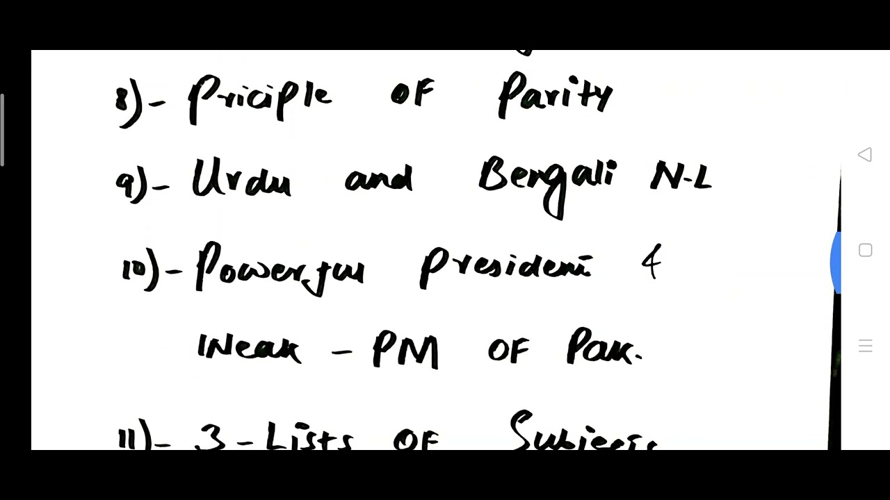 Salient features of 1956 Constitution | Constitution of 1956