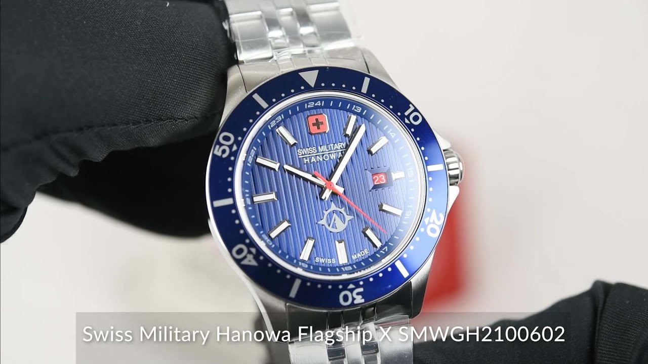 Hanowa SMWGH2100602 YouTube Military X Flagship - Swiss