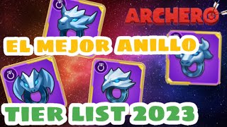 Tier list de Anillos en ARCHERO | El mejor anillo + combinaciones x3 screenshot 4