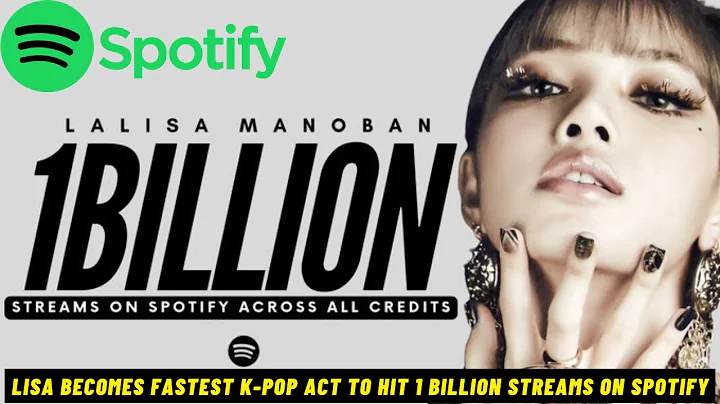 BLACKPINK's Lisa becomes fastest KPop act to hit 1 billion streams on Spotify across all credits