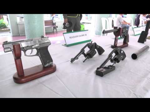 Armas incautadas utilizadas en enfrentamientos de "Combos"