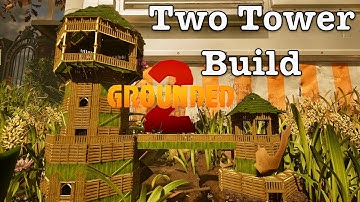 How To Build Two Tower Bridge / Grounded 2 Base Speed Build