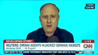 Andrew Grill on CNN International: Inside the OpenAI Rogue AI Incidents