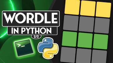 How to create Wordle with Python ?  (2000+ guessable words) | Part 2/2