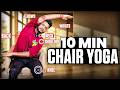 10 Min Chair Yoga for Seniors | Neck, Shoulder & Back Relief | Manmohan Yogi @Jairamyoga