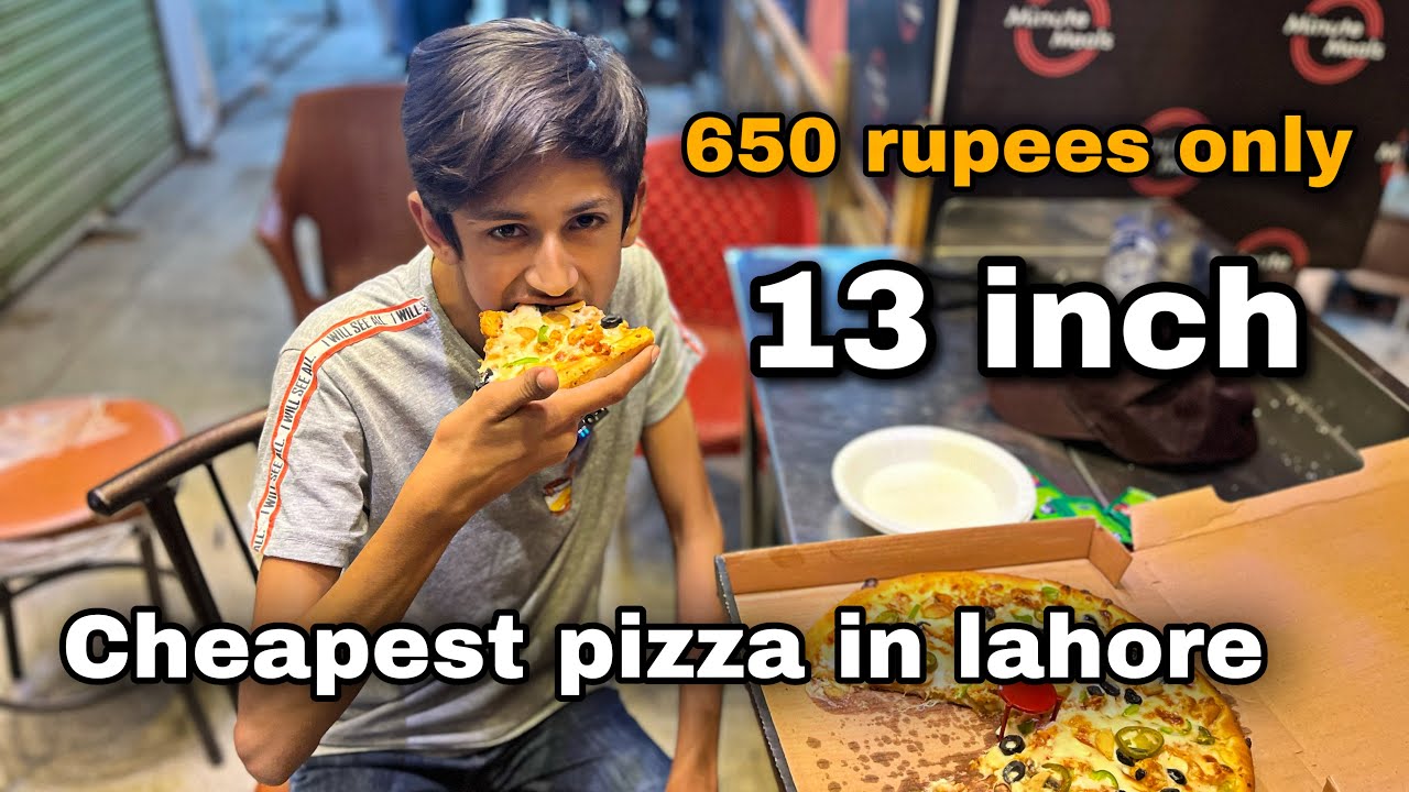 CHEAPEST PIZZA IN LAHORE 13 inch Rs 650/ YouTube