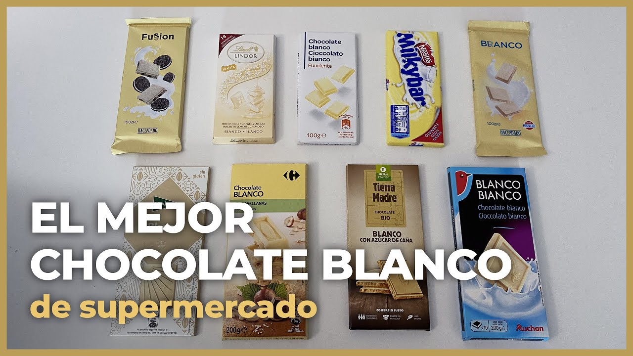 Chocolate blanco: los mejores y peores del súper 