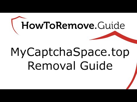 How to Remove My Captcha Space Top virus