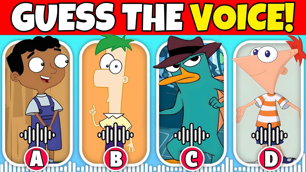🎤 PHINEAS AND FERB SERIES 🧠🛠️🎸 VOICE QUIZ! Guess Who’s Talking! (Hard Mode!) | Perry The Platypus