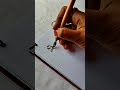 Siona Name in Gothic Calligraphy | Cocoa Brown Ink | The Great Indian Ink Review