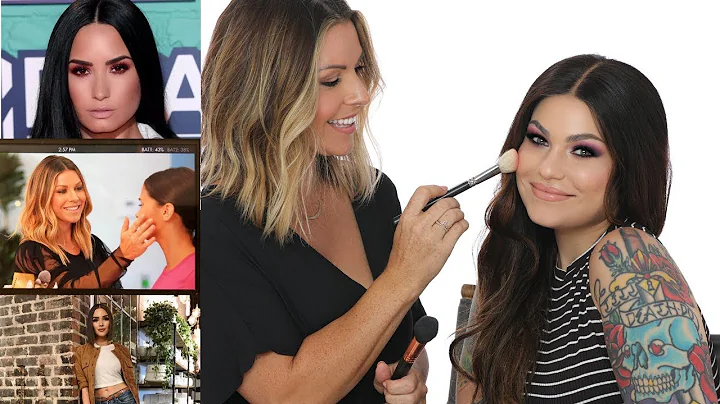 celebrity makeup artist does my makeup ! Jill Powe...