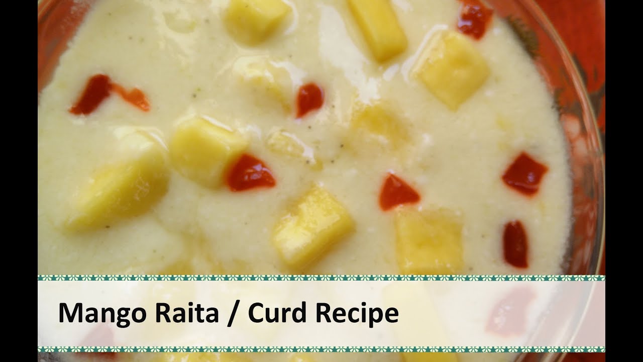 Mango Raita | Healthy Curd Recipe by Healthy Kadai