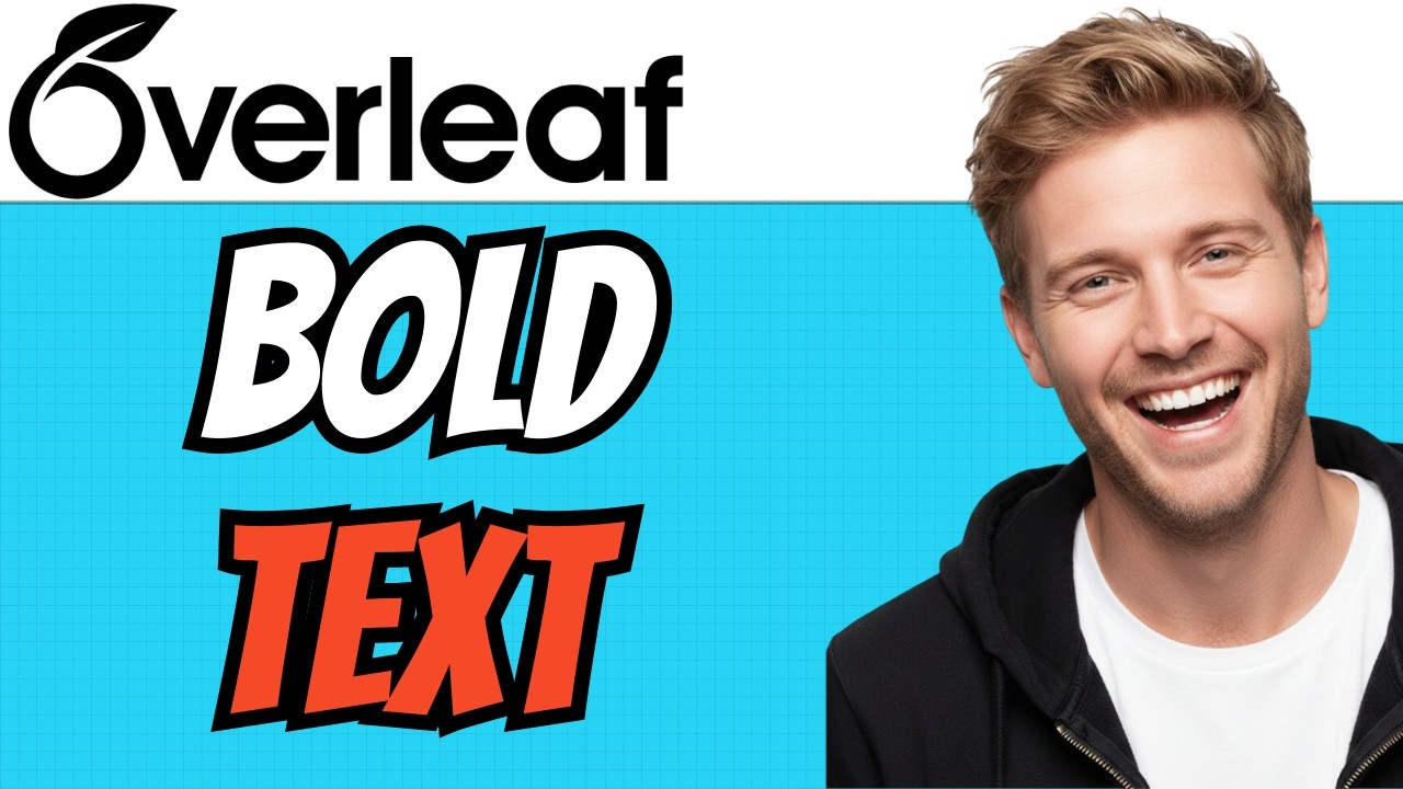 How To BOLD Text In Overleaf (QUICK & EASY) 2026 - YouTube
