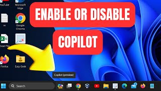 how to enable or disable copilot in windows 11