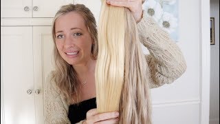 Zala beachy Blonde- Ponytail hair extension Blonde Hair Zala Clip In Hair Extensions Review Ponytail  main image 3