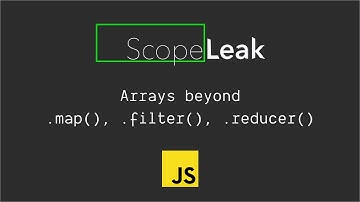 Arrays beyond map, filter, reduce - Intro
