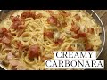 Creamy carbonara pasta recipe   filipino style carbonara 