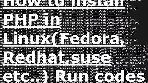 How to install PHP in Linux