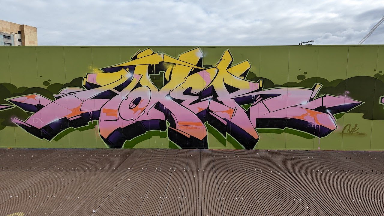 Cardiff Graffiti Millennium Walkway Part 2