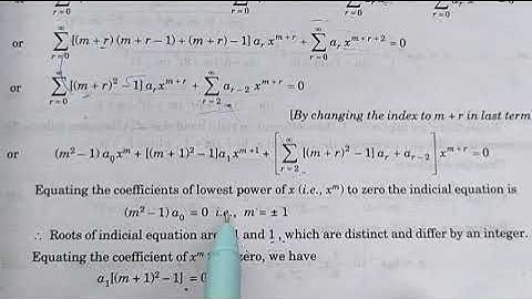 Exercise 1.7, Power series, Special function and integral transforms