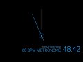 60 BPM Metronome for 60 Minutes