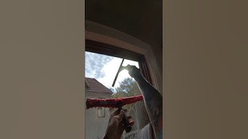 How To Clean Interior Residential Windows | 5 EASY STEPS #windowcleaning #oddlysatisfying #cleaning
