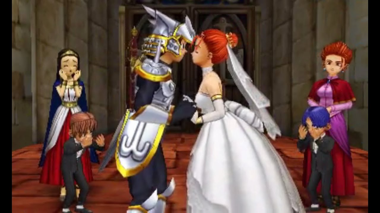 3ds Dq8 ドラゴンクエストviii ゼシカとの結婚 新エンディング Youtube