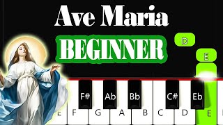 Ave Maria - Franz Schubert | Easy PIANO TUTORIAL
