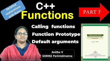 FUNCTIONS IN C++ PART7|HOW FUNCTION IS CALLED|FUNCTION PROTOTYPE|FUNCTION ARGUMENTS|DEFAULT ARGUMENT