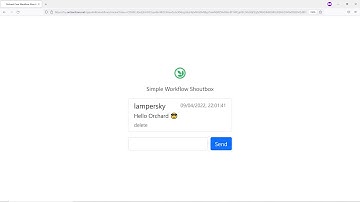 How to create simple chat app using Orchard Core Workflows