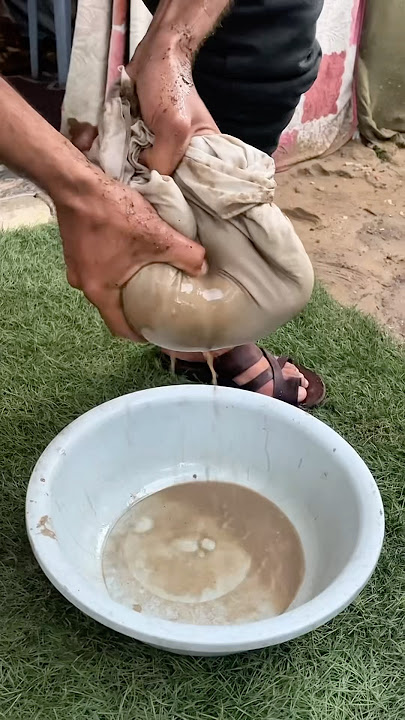 The struggle of the Palestinian people to get clean water