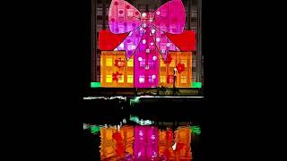 Mapping show! City nightscape #projectionmapping #buildingprojection #art