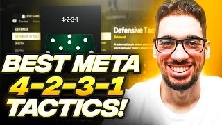 THE BEST META 4231 FORMATION & CUSTOM TACTICS FOR EAFC 24 ULTIMATE TEAM