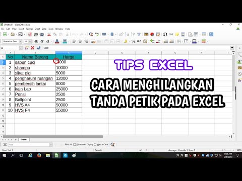 Cara membulatkan angka dibelakang koma di excel