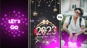Happy new year 2023 video editing | happy new year status kaise banaye | happy new year 2023