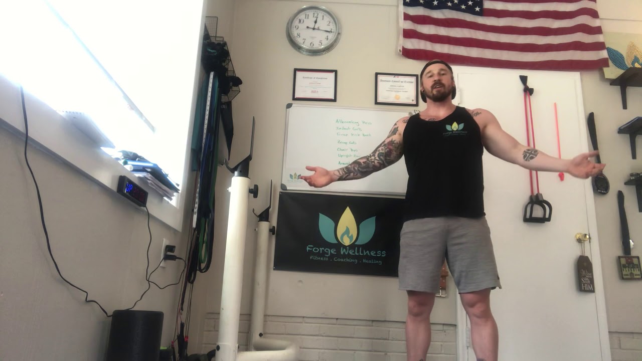 Homework program upper body day 2 - YouTube