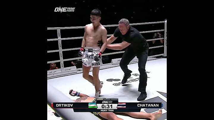 NASTY HEAD KICK 😱 Aslamjon Ortikov SLEEPS Chatanan in the opening frame!