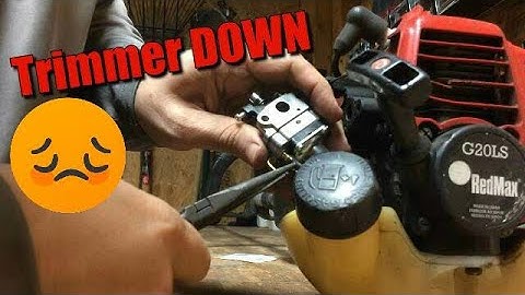 How to Replace a Carb on a TR-2350S RedMax Trimmer