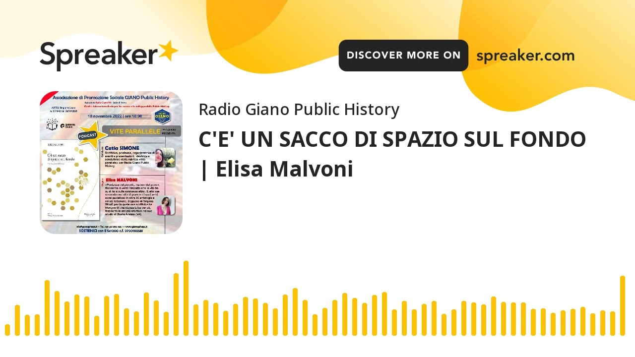 C’E’ UN SACCO DI SPAZIO SUL FONDO | Elisa Malvoni