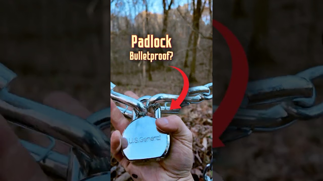 50 BMG Vs Padlock (Bulletproof?) *TEST*