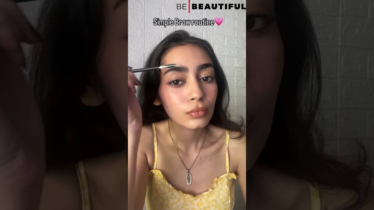 How To Define Your Eyebrows | Simple Brow Makeup Tutorial | Be Beautiful 