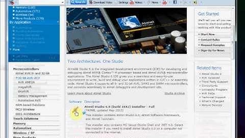 ATMEL STUDIO 6 -How to Install & Create a New Project