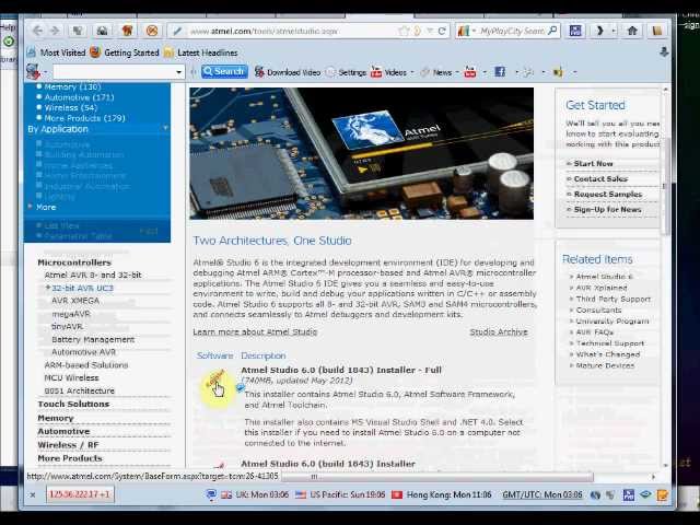 ATMEL STUDIO 6 -How to Install & Create a New Project - YouTube