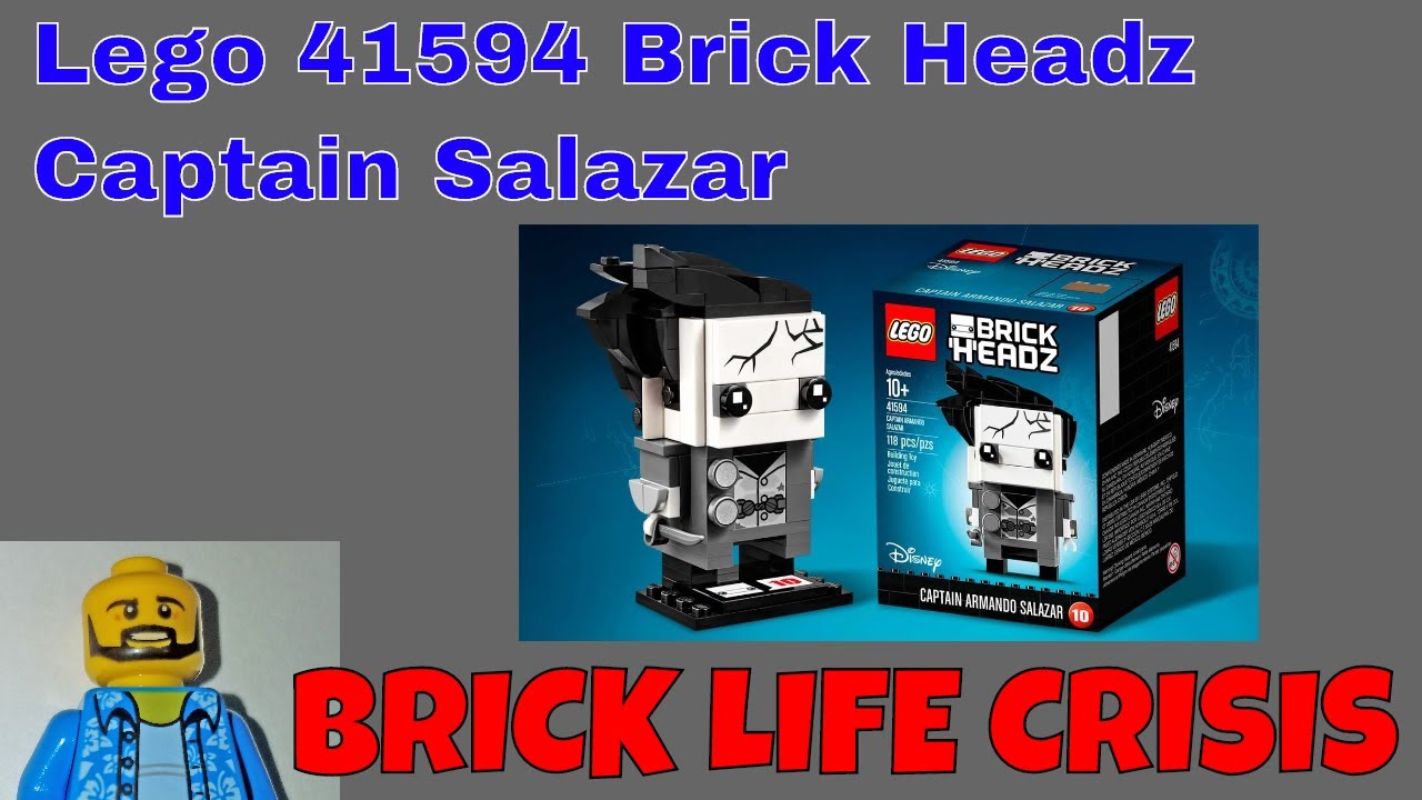 Lego 41594 Cptn Salazar BrickHeadz