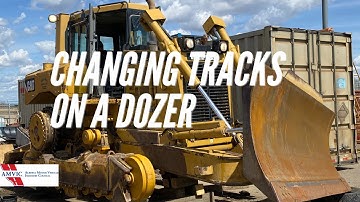Changing Tracks On A Dozer