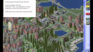 How To Run Sim City 3000 In Windows 7 Windows Xp Without Crashing During Loading Cities Youtube