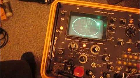 Oszilloscope Music demo file on HP AN/USM339