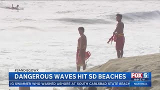 Lifeguards name Windansea as one of the most dangerous beaches amid high surf